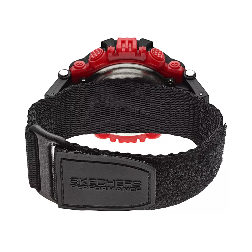 Skechers® Men's Keats Black Nylon Strap Chronograph Watch 3 Skechers® Men's Keats Black Nylon Strap Chronograph Watch - Image 2