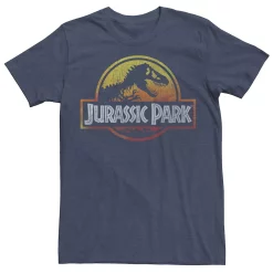 Men's Jurassic Park Deep Red Fire Colors Logo Graphic Tee -Men's Skechers Shoes Shop 4222704 Navy Hthr