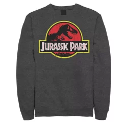 Men's Jurassic Park Classic Original Logo Fleece Graphic Pullover
