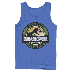 Men's Jurassic Park Staff Icon T-Rex Skeleton Tank Top -Men's Skechers Shoes Shop 4235065 Royal