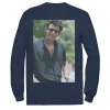 Men's Jurassic Park Jeff Goldblum Smile Poster Style Long Sleeve Graphic Tee