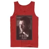 Men's Jurassic Park Dr. Ian Malcolm Chaos Theorist Graphic Tank Top -Men's Skechers Shoes Shop 4236116 Red
