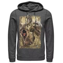 Men's Jurassic World T-Rex Indominus Rex & Raptor Hoodie 9 Men's Jurassic World T-Rex Indominus Rex & Raptor Hoodie -Men's Skechers Shoes Shop 4244209 Charcoal Heather