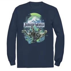 Men's Jurassic World Jungle Velociraptor Attack Tee