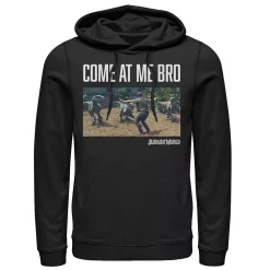 Men's Jurassic World Come At Me Bro Movie Still Hoodie -Men's Skechers Shoes Shop 4244482 Black