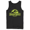 Men's Jurassic World Neon Logo Tank -Men's Skechers Shoes Shop 4246375 Black