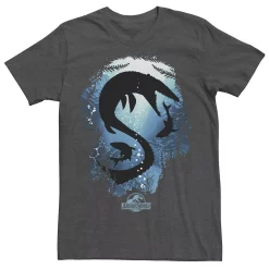 Men's Jurassic World Underwater Silhouette Tee