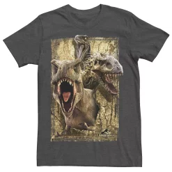 Men's Jurassic World Killer Dinosaur Collage Tee
