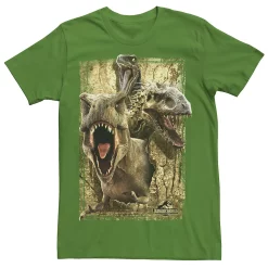 Men's Jurassic World Killer Dinosaur Collage Tee -Men's Skechers Shoes Shop 4246379 Kelly