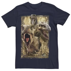 Men's Jurassic World Killer Dinosaur Collage Tee -Men's Skechers Shoes Shop 4246379 Navy