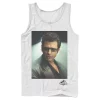 Men's Jurassic Park Ian Malcolm Head Shot Photo Graphic Tank Top -Men's Skechers Shoes Shop 4247720
