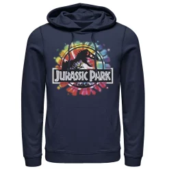 Men's Skechers Shoes Shop 42 Men's Jurassic Park Classic Logo Tie Dye Pullover Graphic Hoodie