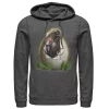 Men's Jurassic Park Raptor Breaking The Egg Pullover Graphic Hoodie -Men's Skechers Shoes Shop 4249415