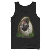 Men's Jurassic Park Raptor Breaking The Egg Graphic Tank Top -Men's Skechers Shoes Shop 4249416 Black