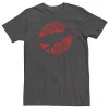 Men's Jurassic Park T-Rex Red Outline Distressed Tee -Men's Skechers Shoes Shop 4271652 Charcoal Heather