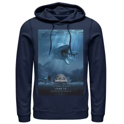 Men's Jurassic World Mosasaurus Movie Poster Hoodie