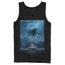 Men's Jurassic World Mosasaurus Movie Poster Tank