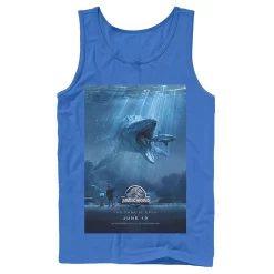 Men's Jurassic World Mosasaurus Movie Poster Tank -Men's Skechers Shoes Shop 4394738 Royal