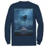 Men's Jurassic World Mosasaurus Movie Poster Tee -Men's Skechers Shoes Shop 4394739 Navy