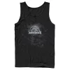 Men's Jurassic World Dark Logo Movie Poster Tank -Men's Skechers Shoes Shop 4394756