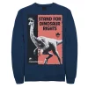 Men's Jurassic World Stand For Dinosaurs Poster Sweatshirt