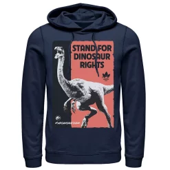 Men's Jurassic World Stand For Dinosaurs Poster Hoodie