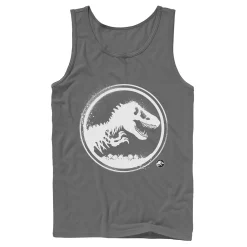 Men's Jurassic World: Fallen Kingdom Paint Splatter Logo Tank -Men's Skechers Shoes Shop 4394825 Charcoal