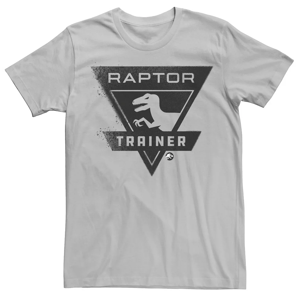 Men's Jurassic World Raptor Trainer Simple Logo Tee 3 Men's Jurassic World Raptor Trainer Simple Logo Tee
