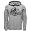 Men's Jurassic World Two Black Spray Paint Logo Hoodie -Men's Skechers Shoes Shop 4395181