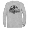 Men's Jurassic World Two Black Spray Paint Logo Tee -Men's Skechers Shoes Shop 4395184 Athletic Heather