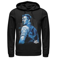 Men's Jurassic World Owen Blue Tone Portrait Hoodie 9 Men's Jurassic World Owen Blue Tone Portrait Hoodie -Men's Skechers Shoes Shop 4395189 Black