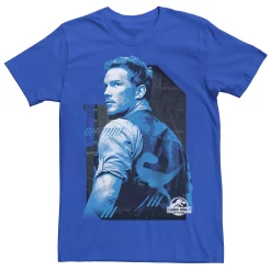 Men's Jurassic World Owen Blue Tone Portrait Tee 12 Men's Jurassic World Owen Blue Tone Portrait Tee -Men's Skechers Shoes Shop 4395194 Royal