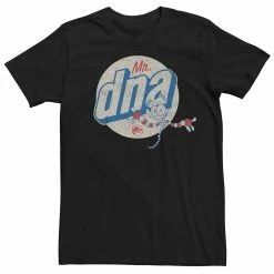 Men's Jurassic World Vintage Mr. DNA Logo Tee -Men's Skechers Shoes Shop 4395216 Black