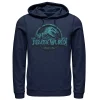 Men's Jurassic World Two Logo Lost In The Deep Hoodie