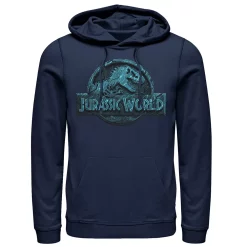 Men's Jurassic World Two Logo Lost In The Deep Hoodie