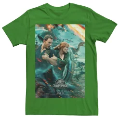 Men's Jurassic World Two Owen Claire Movie Poster Tee 16 Men's Jurassic World Two Owen Claire Movie Poster Tee -Men's Skechers Shoes Shop 4395807 Kelly