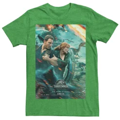 Men's Jurassic World Two Owen Claire Movie Poster Tee 18 Men's Jurassic World Two Owen Claire Movie Poster Tee -Men's Skechers Shoes Shop 4395807 Kelly Heather