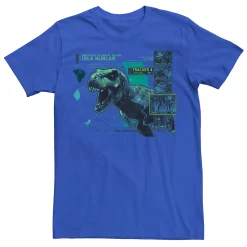 Men's Jurassic World T Rex Isla Nublar Tacker Tee -Men's Skechers Shoes Shop 4396174 Royal