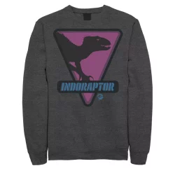 Men's Jurassic World Indoraptor Silhouette Sweatshirt -Men's Skechers Shoes Shop 4396175 Charcoal Heather