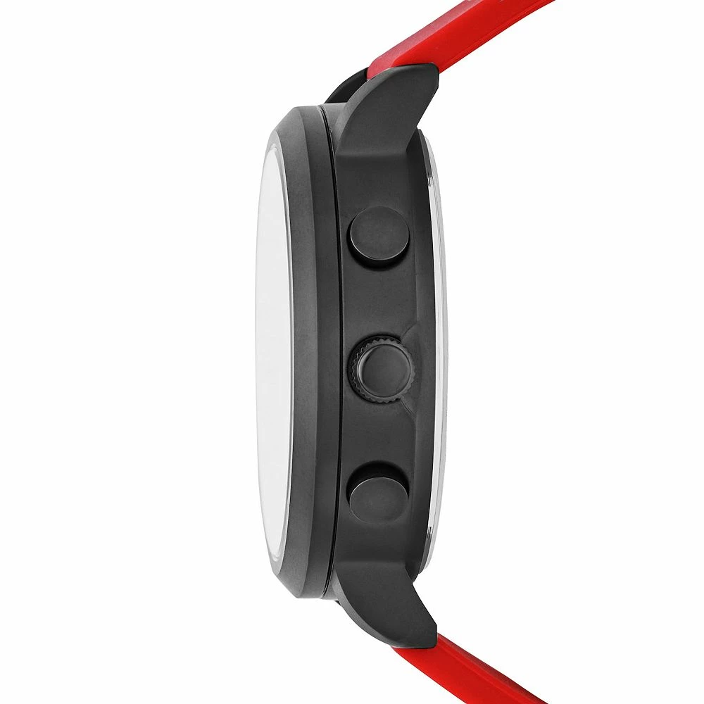 Skechers® Men's Lawndale Red Silicone Analog-Digital Watch 4 Skechers® Men's Lawndale Red Silicone Analog-Digital Watch - Image 2