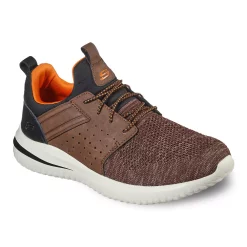 Skechers® Delson 3.0 Men's Casual Shoes -Men's Skechers Shoes Shop 4562526 Chocolate