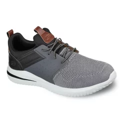 Skechers® Delson 3.0 Men's Casual Shoes -Men's Skechers Shoes Shop 4562526 Gray Black