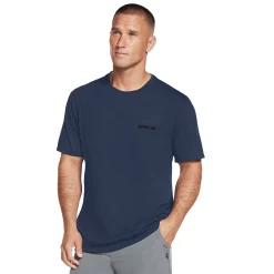 Men's Skechers® GO-Dri Premium Tee 8 Men's Skechers® GO-Dri Premium Tee -Men's Skechers Shoes Shop 4981362 Navy Blue Iris
