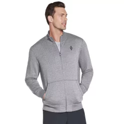 Men's Skechers® Hoodless Hoodie -Men's Skechers Shoes Shop 4981366 Heather Gray